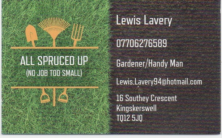Lewis Lavery Gardener/Handyman